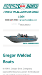 Mobile Screenshot of gregorboats.com
